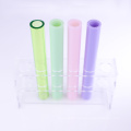 China factory custom Colored COE 3.3 Borosilicate Pyrex blown heat resistant glass tube